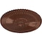 Ekena Millwork Nexus Ceiling Medallion (Fits Canopies up to 2 3/4"), Hand-Painted Copper Penny, 30"OD x 1 1/4"P CM30NECPS - alternate 2